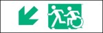 Accessible Exit Sign Project Running Man Wheelchair Wheelie Man Symbol Accessible Means of Egress Icon Exit Sign 14