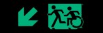 Accessible Exit Sign Project Running Man Wheelchair Wheelie Man Symbol Accessible Means of Egress Icon Exit Sign 15