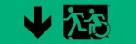 Accessible Exit Sign Project Running Man Wheelchair Wheelie Man Symbol Accessible Means of Egress Icon Exit Sign 19
