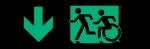 Accessible Exit Sign Project Running Man Wheelchair Wheelie Man Symbol Accessible Means of Egress Icon Exit Sign 21