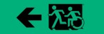 Accessible Exit Sign Project Running Man Wheelchair Wheelie Man Symbol Accessible Means of Egress Icon Exit Sign 22
