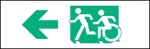 Accessible Exit Sign Project Running Man Wheelchair Wheelie Man Symbol Accessible Means of Egress Icon Exit Sign 23