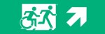 Accessible Exit Sign Project Running Man Wheelchair Wheelie Man Symbol Accessible Means of Egress Icon Exit Sign 3
