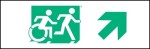 Accessible Exit Sign Project Running Man Wheelchair Wheelie Man Symbol Accessible Means of Egress Icon Exit Sign 35