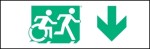 Accessible Exit Sign Project Running Man Wheelchair Wheelie Man Symbol Accessible Means of Egress Icon Exit Sign 38