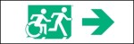 Accessible Exit Sign Project Running Man Wheelchair Wheelie Man Symbol Accessible Means of Egress Icon Exit Sign 41
