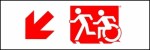 Accessible Exit Sign Project Running Man Wheelchair Wheelie Man Symbol Accessible Means of Egress Icon Exit Sign 52