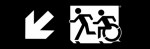 Accessible Exit Sign Project Running Man Wheelchair Wheelie Man Symbol Accessible Means of Egress Icon Exit Sign 53