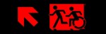 Accessible Exit Sign Project Running Man Wheelchair Wheelie Man Symbol Accessible Means of Egress Icon Exit Sign 57