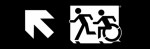 Accessible Exit Sign Project Running Man Wheelchair Wheelie Man Symbol Accessible Means of Egress Icon Exit Sign 59