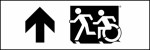 Accessible Exit Sign Project Running Man Wheelchair Wheelie Man Symbol Accessible Means of Egress Icon Exit Sign 74