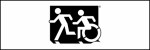 Accessible Exit Sign Project Running Man Wheelchair Wheelie Man Symbol Accessible Means of Egress Icon Exit Sign 80
