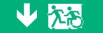 Accessible Exit Sign Project Running Man Wheelchair Wheelie Man Symbol Accessible Means of Egress Icon Exit Sign 9