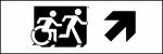 Accessible Exit Sign Project Running Man Wheelchair Wheelie Man Symbol Accessible Means of Egress Icon Exit Sign 92