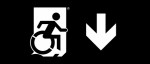 Accessible Exit Sign Project Wheelchair Wheelie Man Symbol Accessible Means of Egress Icon Exit Sign 101