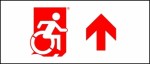 Accessible Exit Sign Project Wheelchair Wheelie Man Symbol Accessible Means of Egress Icon Exit Sign 112