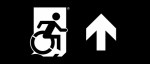 Accessible Exit Sign Project Wheelchair Wheelie Man Symbol Accessible Means of Egress Icon Exit Sign 113