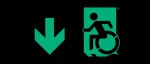 Accessible Exit Sign Project Wheelchair Wheelie Man Symbol Accessible Means of Egress Icon Exit Sign 20