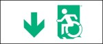 Accessible Exit Sign Project Wheelchair Wheelie Man Symbol Accessible Means of Egress Icon Exit Sign 21