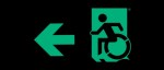 Accessible Exit Sign Project Wheelchair Wheelie Man Symbol Accessible Means of Egress Icon Exit Sign 23