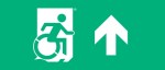 Accessible Exit Sign Project Wheelchair Wheelie Man Symbol Accessible Means of Egress Icon Exit Sign 3