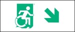 Accessible Exit Sign Project Wheelchair Wheelie Man Symbol Accessible Means of Egress Icon Exit Sign 33