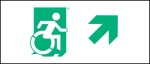 Accessible Exit Sign Project Wheelchair Wheelie Man Symbol Accessible Means of Egress Icon Exit Sign 36