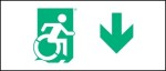 Accessible Exit Sign Project Wheelchair Wheelie Man Symbol Accessible Means of Egress Icon Exit Sign 39