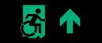 Accessible Exit Sign Project Wheelchair Wheelie Man Symbol Accessible Means of Egress Icon Exit Sign 44