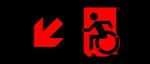 Accessible Exit Sign Project Wheelchair Wheelie Man Symbol Accessible Means of Egress Icon Exit Sign 51