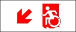 Accessible Exit Sign Project Wheelchair Wheelie Man Symbol Accessible Means of Egress Icon Exit Sign 52