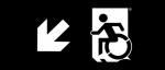 Accessible Exit Sign Project Wheelchair Wheelie Man Symbol Accessible Means of Egress Icon Exit Sign 53
