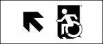 Accessible Exit Sign Project Wheelchair Wheelie Man Symbol Accessible Means of Egress Icon Exit Sign 56