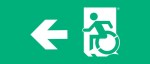 Accessible Exit Sign Project Wheelchair Wheelie Man Symbol Accessible Means of Egress Icon Exit Sign 7