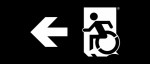 Accessible Exit Sign Project Wheelchair Wheelie Man Symbol Accessible Means of Egress Icon Exit Sign 71