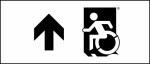 Accessible Exit Sign Project Wheelchair Wheelie Man Symbol Accessible Means of Egress Icon Exit Sign 74