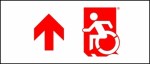 Accessible Exit Sign Project Wheelchair Wheelie Man Symbol Accessible Means of Egress Icon Exit Sign 76