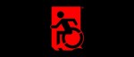 Accessible Exit Sign Project Wheelchair Wheelie Man Symbol Accessible Means of Egress Icon Exit Sign 81