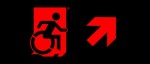 Accessible Exit Sign Project Wheelchair Wheelie Man Symbol Accessible Means of Egress Icon Exit Sign 93