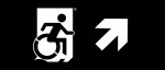 Accessible Exit Sign Project Wheelchair Wheelie Man Symbol Accessible Means of Egress Icon Exit Sign 95