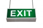 Exit sign with the word EXIT