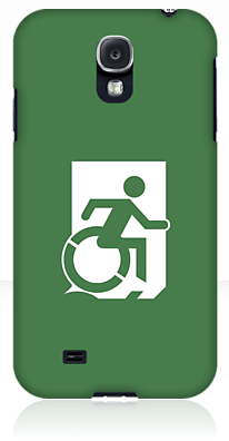 Wheelie Man Exit Sign TM Logo Samsung Galaxy Case