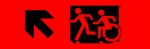 Accessible Exit Sign Project Running Man Wheelchair Wheelie Man Symbol Accessible Means of Egress Icon Exit Sign 55