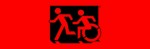 Accessible Exit Sign Project Running Man Wheelchair Wheelie Man Symbol Accessible Means of Egress Icon Exit Sign 79