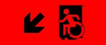 Accessible Exit Sign Project Wheelchair Wheelie Man Symbol Accessible Means of Egress Icon Exit Sign 49