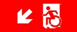 Accessible Exit Sign Project Wheelchair Wheelie Man Symbol Accessible Means of Egress Icon Exit Sign 54