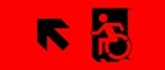 Accessible Exit Sign Project Wheelchair Wheelie Man Symbol Accessible Means of Egress Icon Exit Sign 55