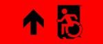 Accessible Exit Sign Project Wheelchair Wheelie Man Symbol Accessible Means of Egress Icon Exit Sign 73