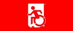 Accessible Exit Sign Project Wheelchair Wheelie Man Symbol Accessible Means of Egress Icon Exit Sign 84