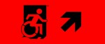 Accessible Exit Sign Project Wheelchair Wheelie Man Symbol Accessible Means of Egress Icon Exit Sign 91